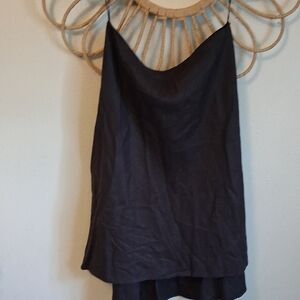 Nine West Linen A line swing skirt size 10